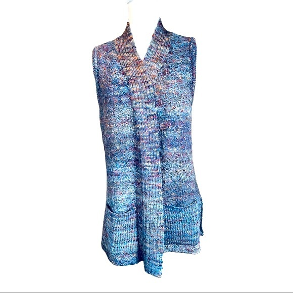 Habitat Wear Your Art Wool Blend Cardigan, Size Small‎ - Picture 4 of 6